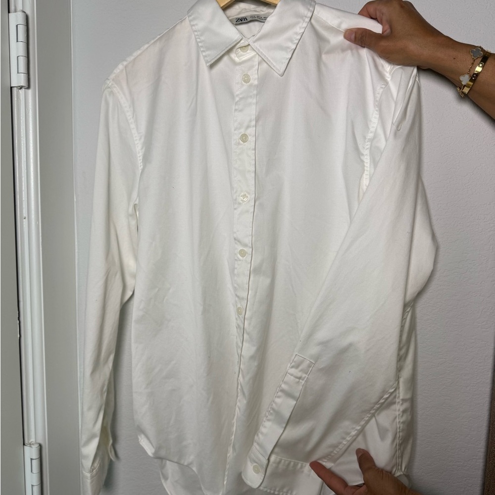 Zara White Shirt